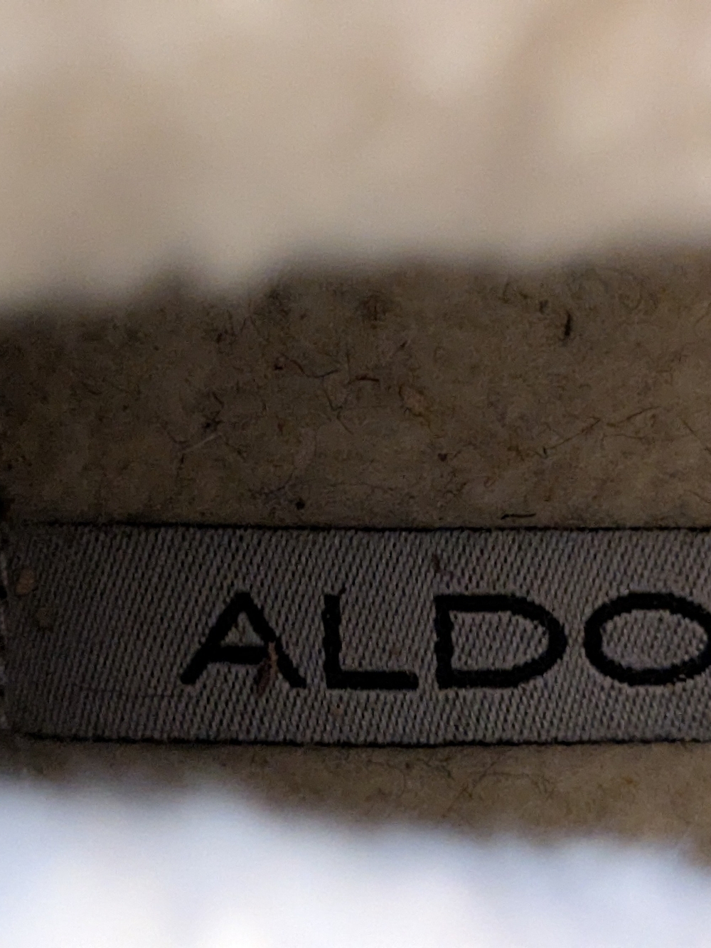 NEW WITH FLAW ALDO Womens Brown Suede Winter Boots Size 8.5 Faux Fur Fold Over - Picture 8 of 9